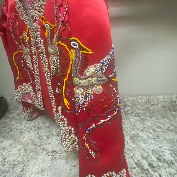 Dynasty for Neiman Marcus Silk Hand beaded jacket. Size Medium - Picture 3 of 8
